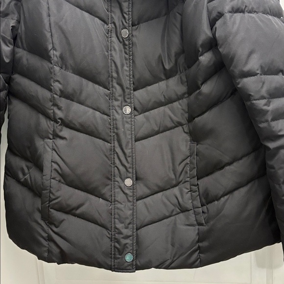 Kenneth Cole Reaction Duckdown Blend Black Puffer Coat Size Large - Picture 4 of 7